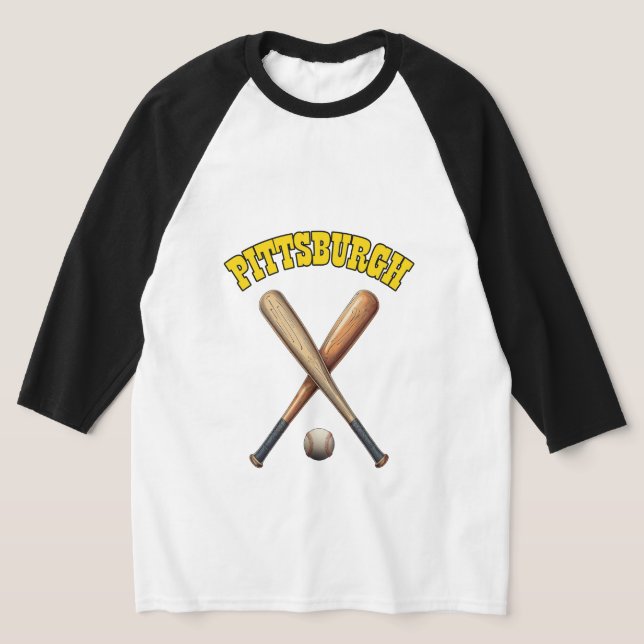 Pittsburgh Baseball T-Shirt (Laydown)