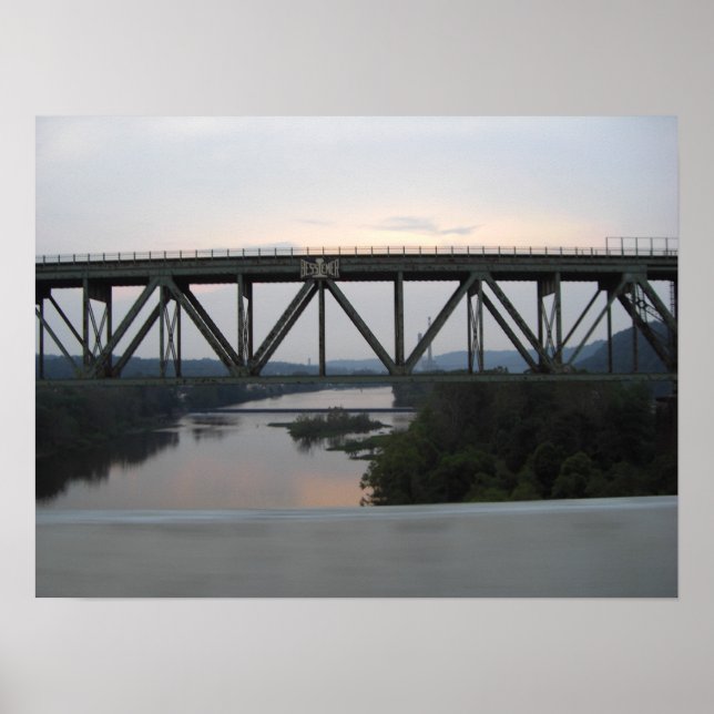 Pittsburgh Bridge Poster (Front)