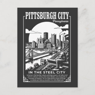 Pittsburgh City Pennsylvania In The Steel City Postcard