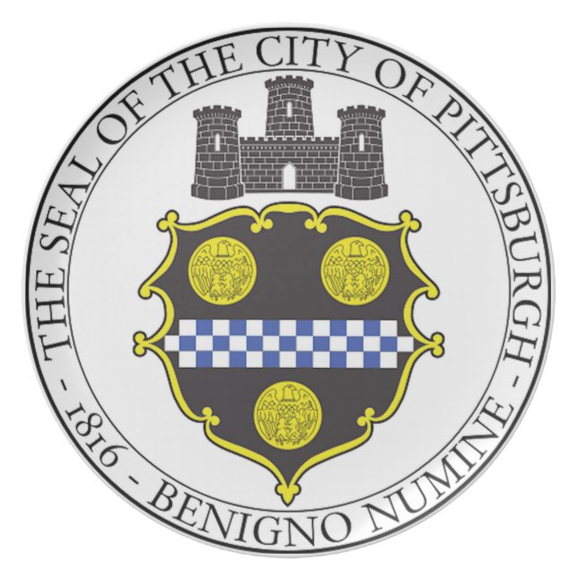 Pittsburgh City Seal Plate (Front)