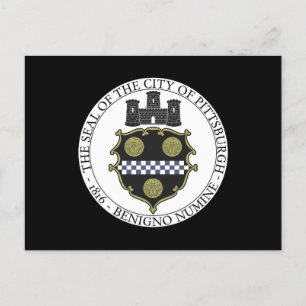 Pittsburgh city seal postcard