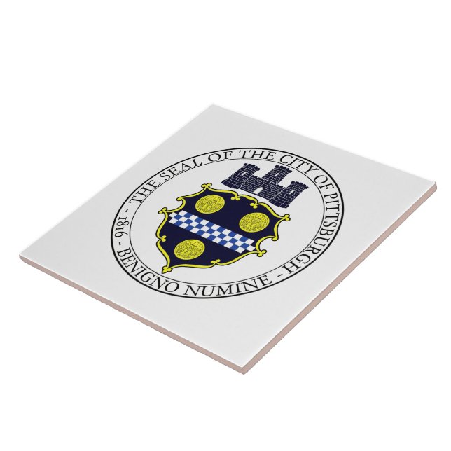 Pittsburgh city seal tile (Side)