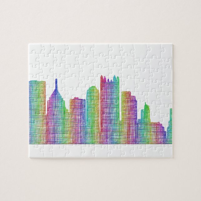 Pittsburgh city skyline jigsaw puzzle (Horizontal)