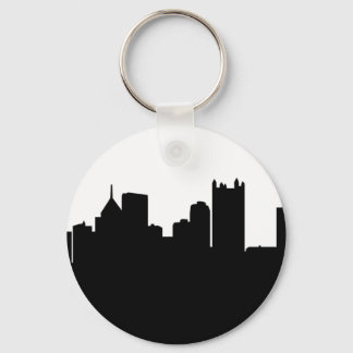 Pittsburgh City Skyline Key Ring