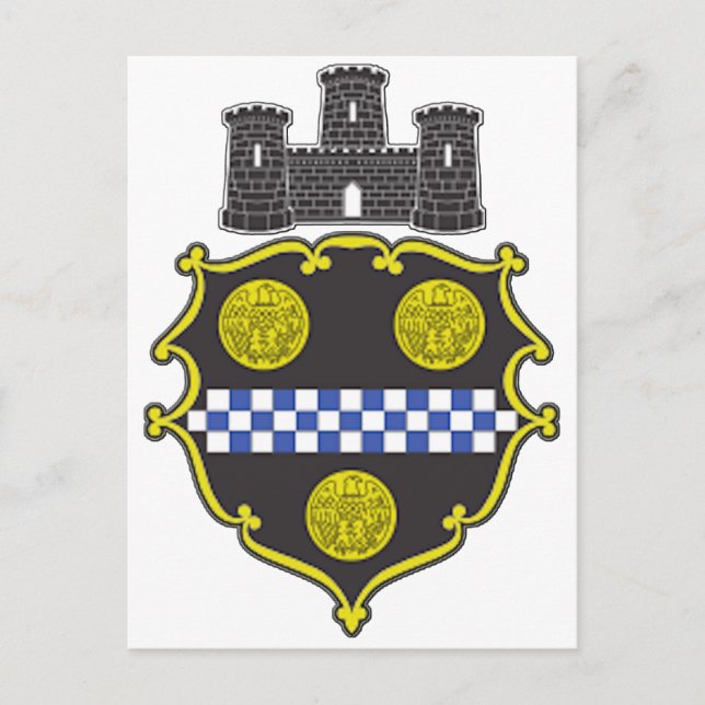 Pittsburgh Coat of Arms Postcard (Front)