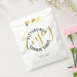 Pittsburgh Cookie Table Favour Bags