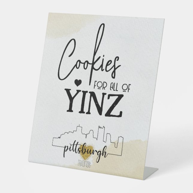 Pittsburgh Cookie Table Sign (Front)