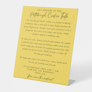 Pittsburgh Cookie Table Sign