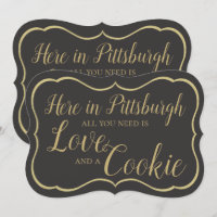 Pittsburgh Cookie Table Sign
