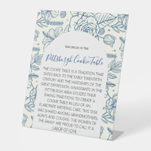 PITTSBURGH COOKIE TABLE SIGN WEDDING