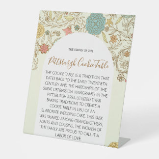 PITTSBURGH COOKIE TABLE SIGN WEDDING