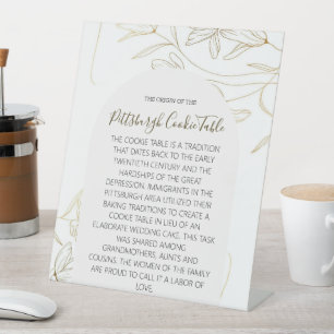 PITTSBURGH COOKIE TABLE SIGN WEDDING