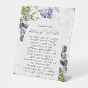 PITTSBURGH COOKIE TABLE SIGN WEDDING