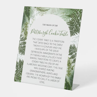 PITTSBURGH COOKIE TABLE SIGN WEDDING