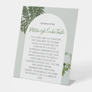 PITTSBURGH COOKIE TABLE SIGN WEDDING