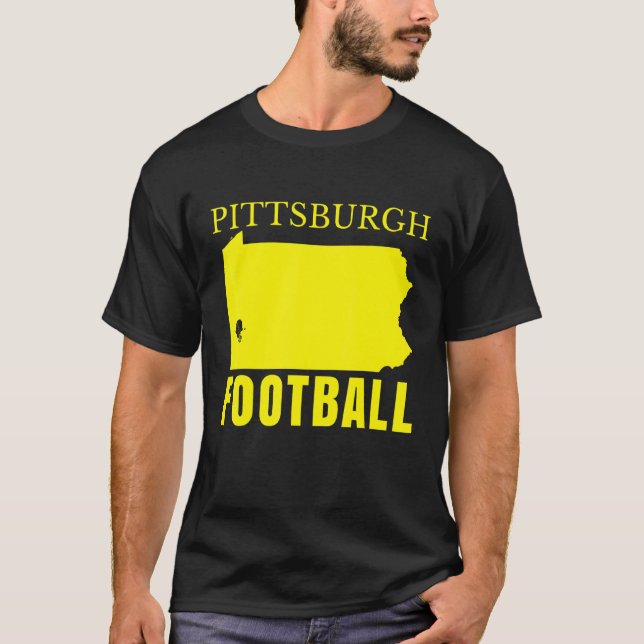 Pittsburgh Football Fan The Burgh Pennsylvania Tea T-Shirt (Front)