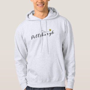 Pittsburgh Heart, I Love Pittsburgh, Star of David Hoodie