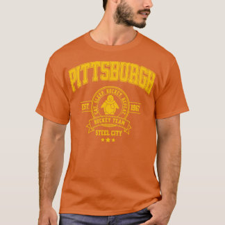Pittsburgh Hockey Team Design T-Shirt