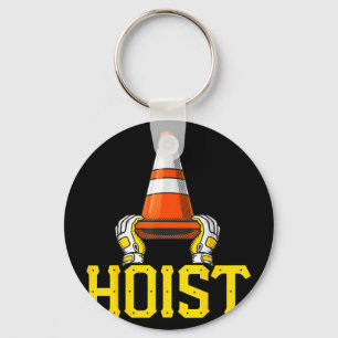 Pittsburgh hoist the traffic cone key ring