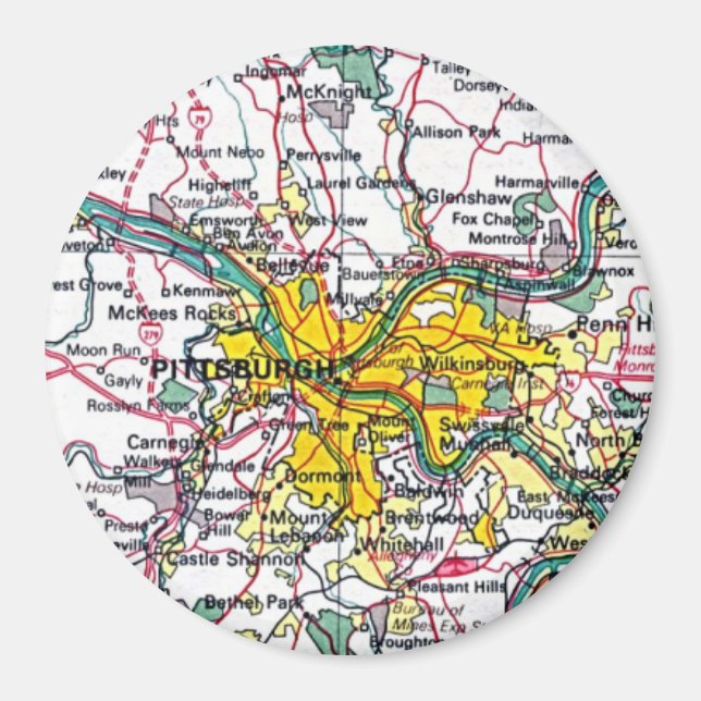 Pittsburgh Magnet (Front)