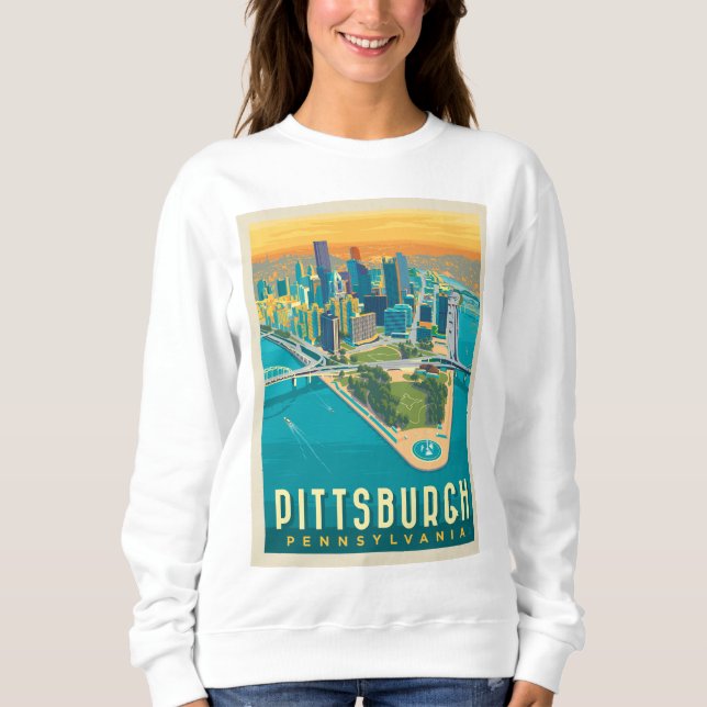 Pittsburgh, PA | Bird's Eye View Sweatshirt (Front)