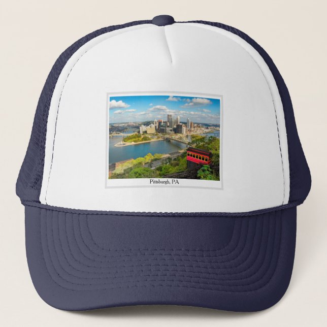 Pittsburgh PA Trucker Hat (Front)