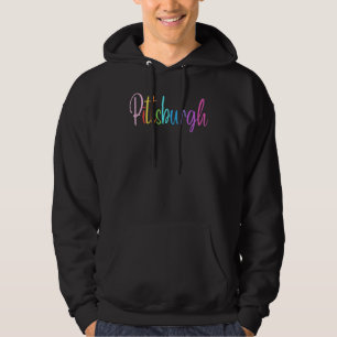 Pittsburgh Pastel Rainbow Gay LGBTQIA+ Men Women B Hoodie