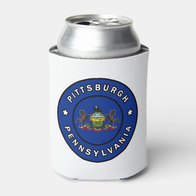 Pittsburgh Pennsylvania Can Cooler (Can Front)
