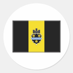 Pittsburgh Pennsylvania Classic Round Sticker