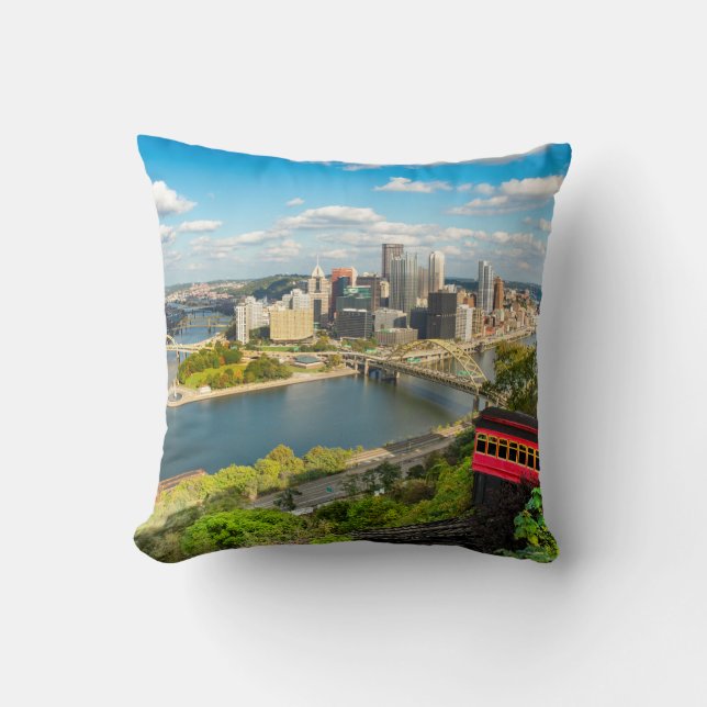 Pittsburgh Pennsylvania Duquesne Incline  Cushion (Front)