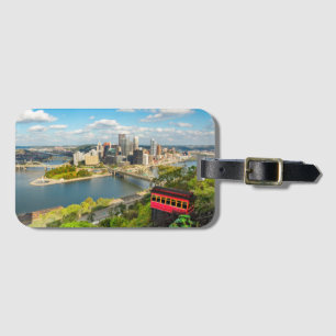 Pittsburgh Pennsylvania Duquesne Incline  Luggage Tag