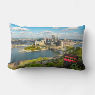Pittsburgh Pennsylvania Duquesne Incline View Lumbar Cushion