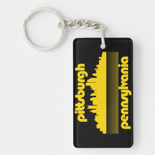 Pittsburgh Pennsylvania Key Ring (Front)