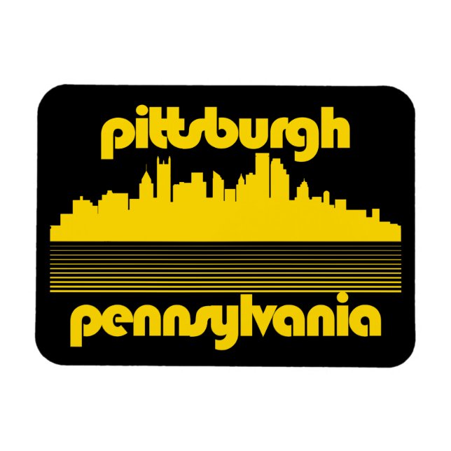 Pittsburgh Pennsylvania Magnet (Horizontal)