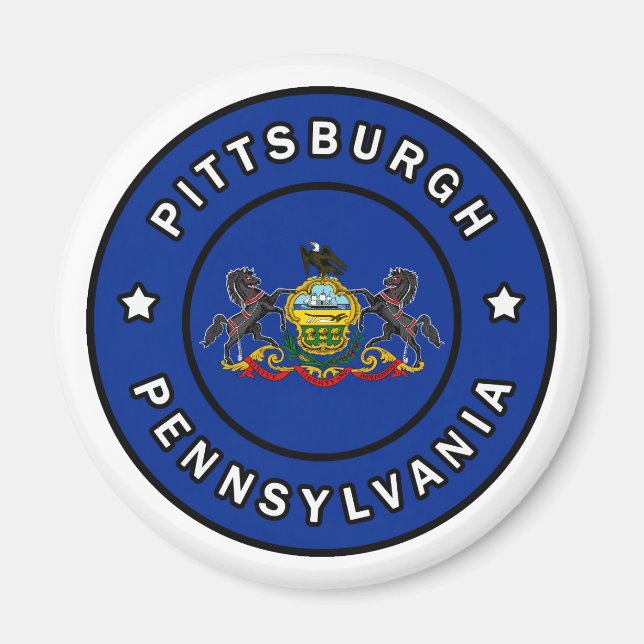 Pittsburgh Pennsylvania Magnet (Front)