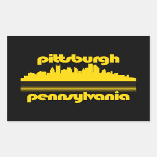Pittsburgh Pennsylvania Rectangular Sticker