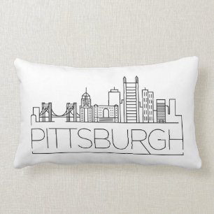 Pittsburgh, Pennsylvania Skyline Lumbar Pillow
