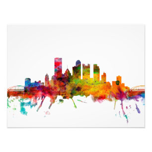 Pittsburgh Pennsylvania Skyline Photo Print