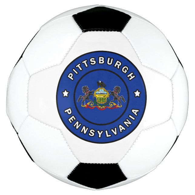 Pittsburgh Pennsylvania Soccer Ball (Front)