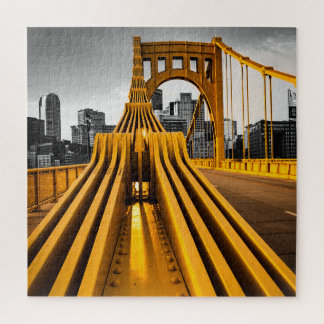 Pittsburgh Pennsylvania Steel City Skyline Bridge  Jigsaw Puzzle