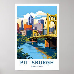 Pittsburgh Pennsylvania Travel Print