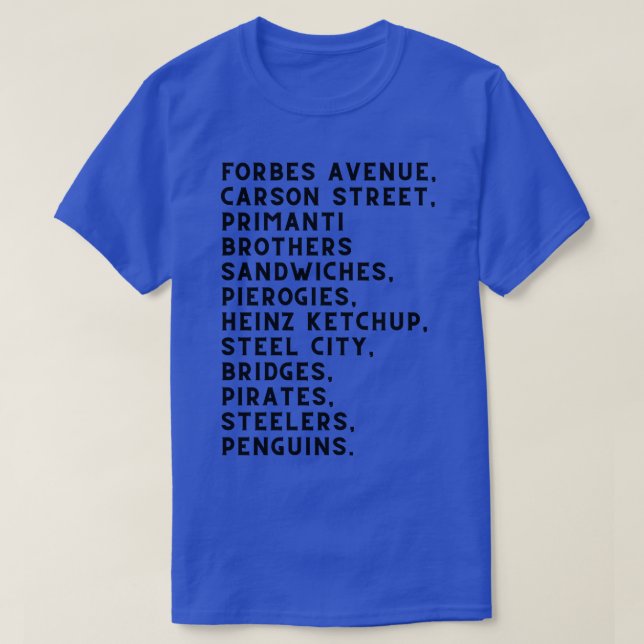 Pittsburgh Proud T-Shirt (Design Front)