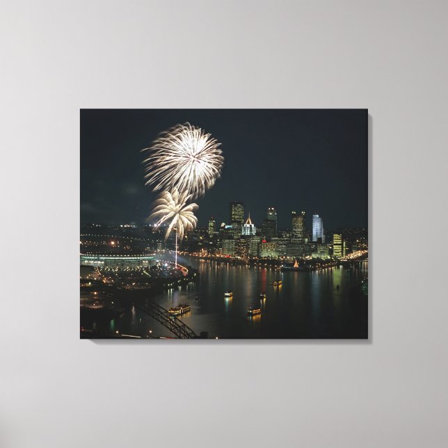 Pittsburgh RARE!-Canvas Wall Print (Front)