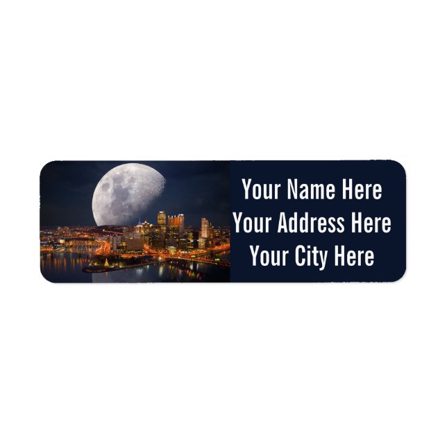 Pittsburgh Return Address Labels (Front)