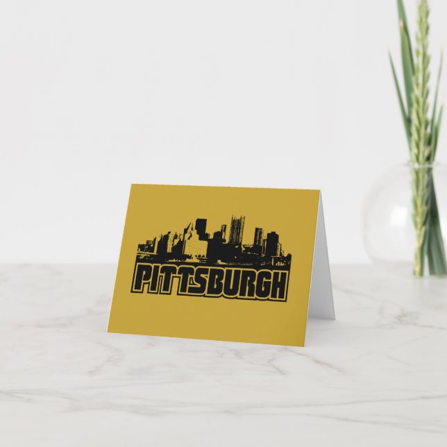 Pittsburgh Skyline Card (Front)