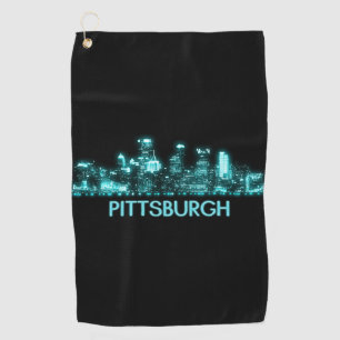 Pittsburgh Skyline Golf Towel
