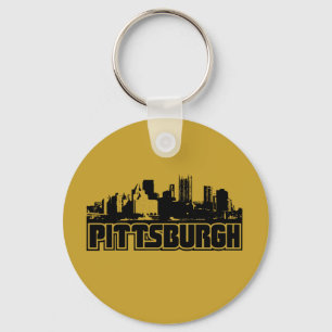 Pittsburgh Skyline Key Ring