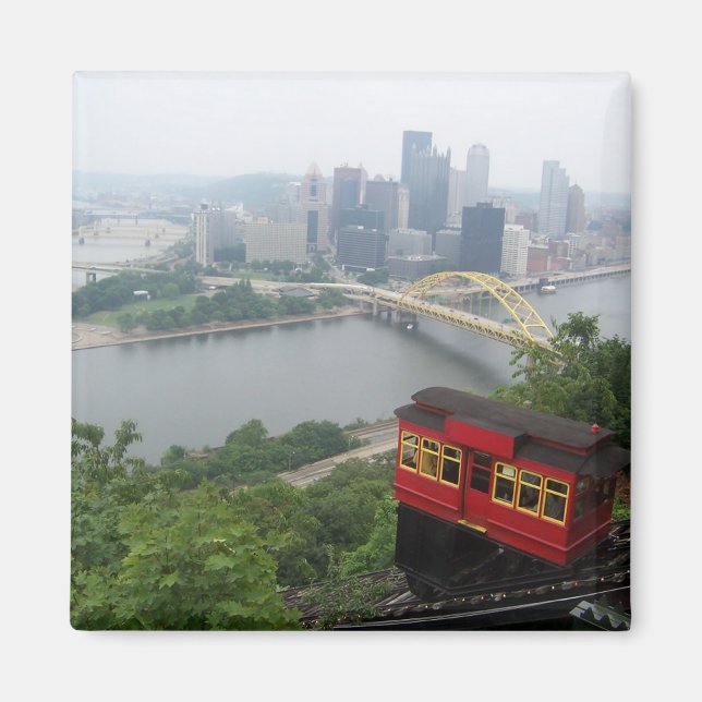 Pittsburgh Skyline Magnet (Front)
