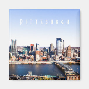 Pittsburgh Skyline Magnet