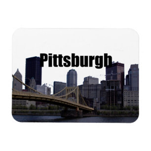 Pittsburgh Skyline w/ Pittsburgh in the Sky Magnet